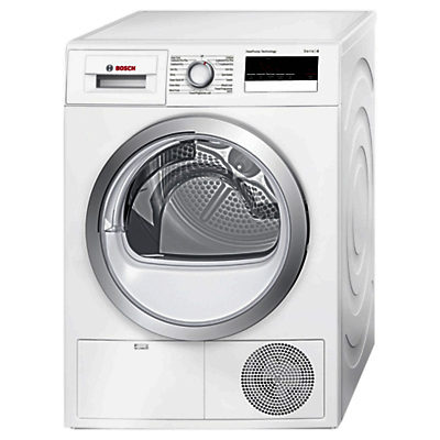 Bosch WTH85200GB Heat Pump Condenser Tumble Dryer, 8kg Load, A++ Energy Rating, White Bosch WTH85200GB Heat Pump Condenser Tumble Dryer, 8kg Load, A++ Energy Rating, White